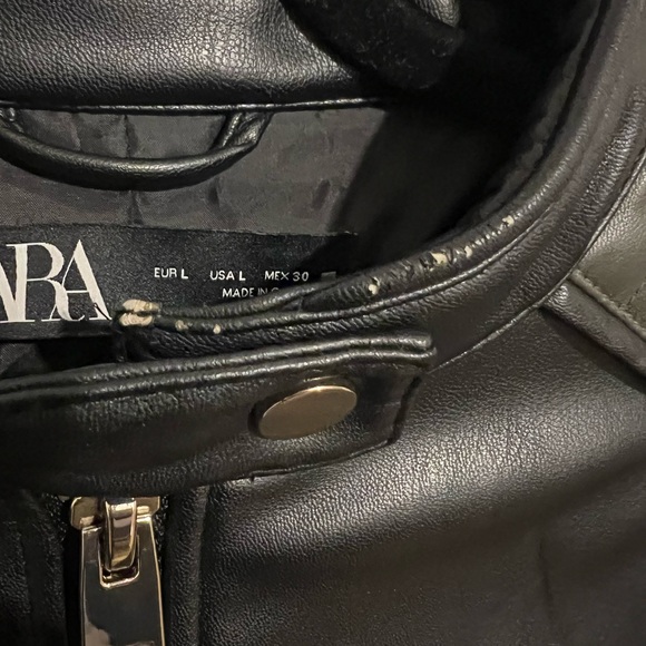 Zara Leather Jacket - Picture 3 of 3